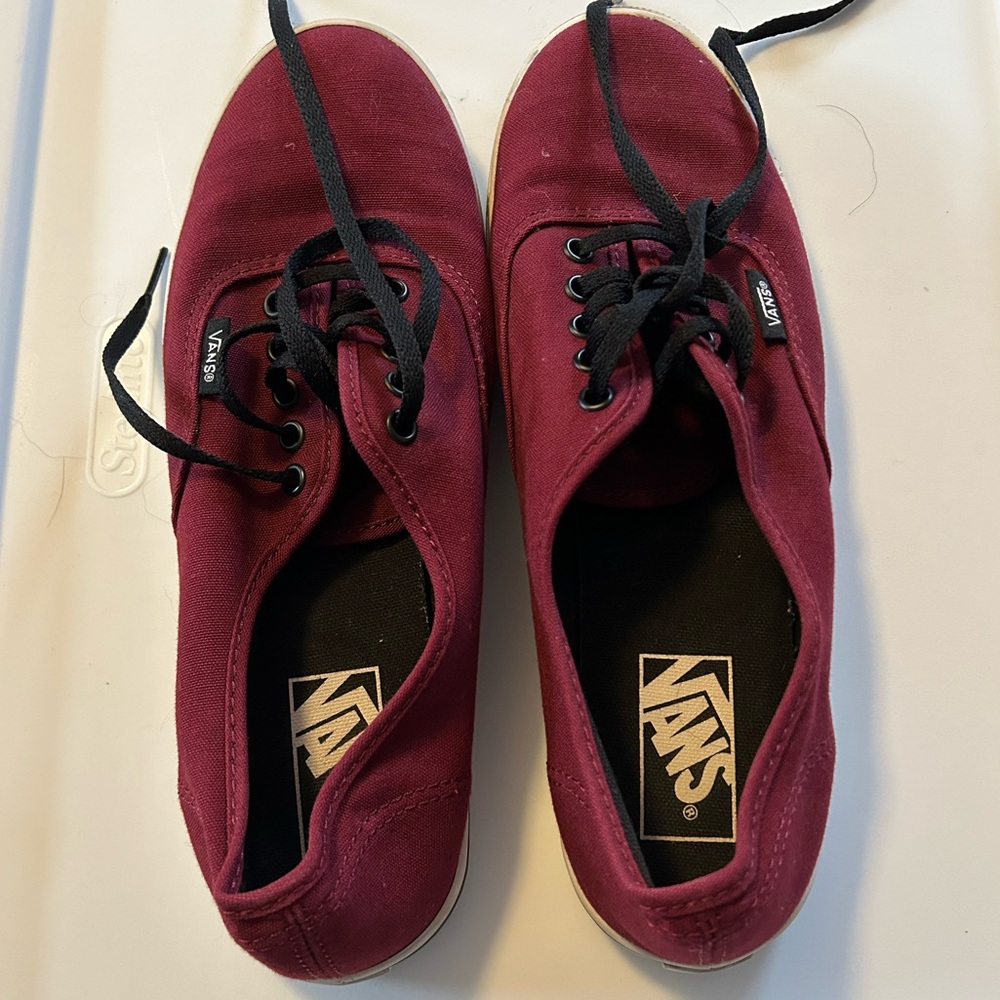 Vans authentic shoes - canvas - burgundy